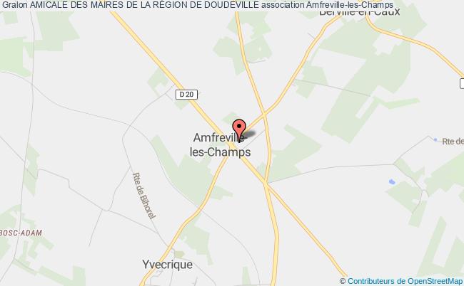 plan association Amicale Des Maires De La RÉgion De Doudeville Amfreville-les-Champs