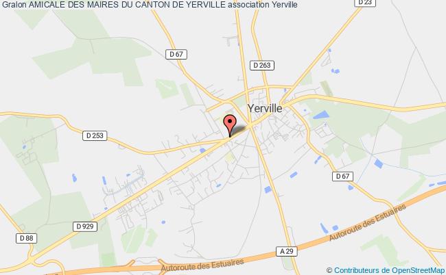 plan association Amicale Des Maires Du Canton De Yerville Yerville