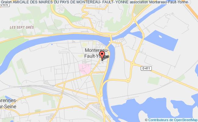 plan association Amicale Des Maires Du Pays De Montereau- Fault- Yonne Montereau-Fault-Yonne