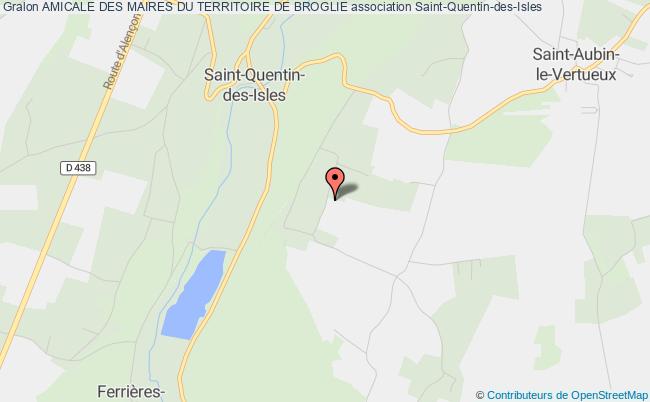 plan association Amicale Des Maires Du Territoire De Broglie TREIS SANTS EN OUCHE