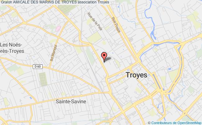 plan association Amicale Des Marins De Troyes Troyes