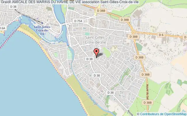 plan association Amicale Des Marins Du Havre De Vie Saint-Gilles-Croix-de-Vie