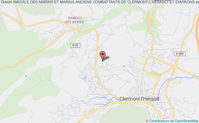 plan association Amicale Des Marins Et Marins Anciens Combattants De Clermont-l'herault Et Environs Clermont-l'Hérault
