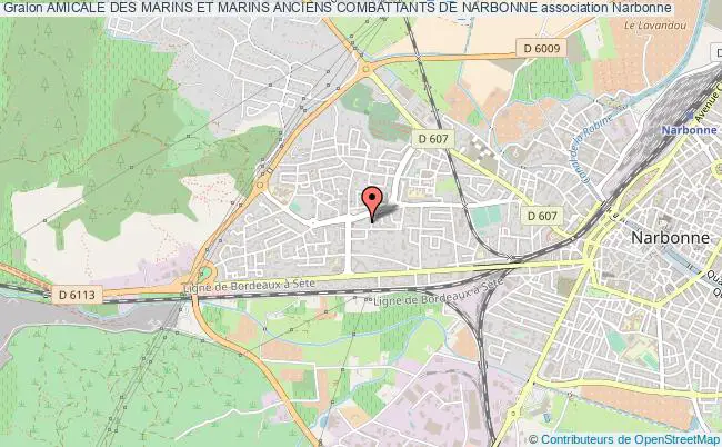 plan association Amicale Des Marins Et Marins Anciens Combattants De Narbonne Narbonne