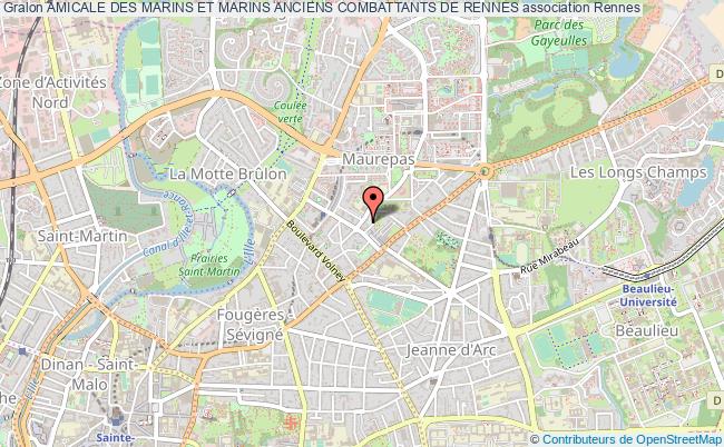 plan association Amicale Des Marins Et Marins Anciens Combattants De Rennes Rennes