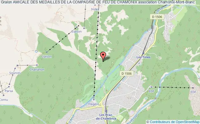 plan association Amicale Des Medailles De La Compagnie De Feu De Chamonix Chamonix-Mont-Blanc