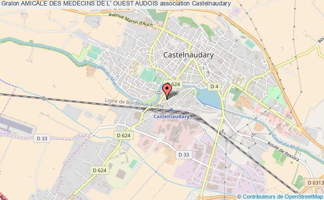 plan association Amicale Des Medecins De L' Ouest Audois Castelnaudary
