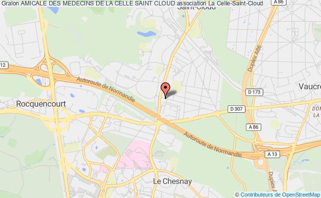 plan association Amicale Des Medecins De La Celle Saint Cloud La    Celle-Saint-Cloud