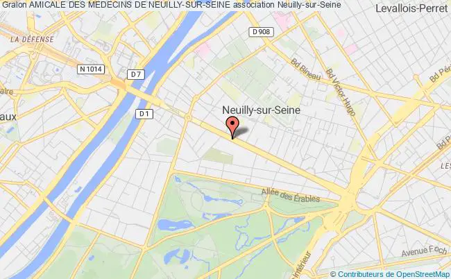 plan association Amicale Des Medecins De Neuilly-sur-seine Neuilly-sur-Seine