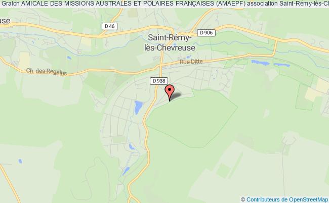 plan association Amicale Des Missions Australes Et Polaires FranÇaises (amaepf) Saint-Rémy-lès-Chevreuse