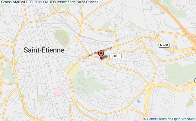 plan association Amicale Des Motards Saint-Étienne