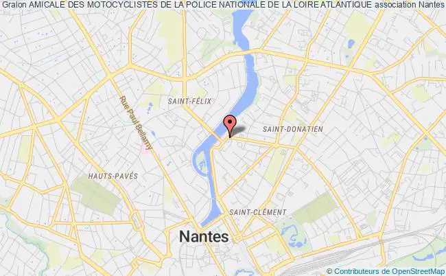 plan association Amicale Des Motocyclistes De La Police Nationale De La Loire Atlantique Nantes