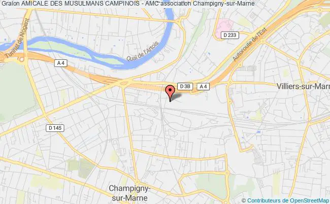 plan association Amicale Des Musulmans Campinois - Amc Champigny-sur-Marne
