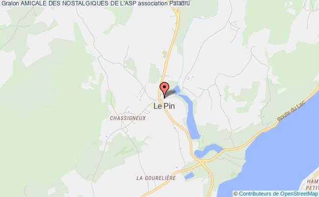 plan association Amicale Des Nostalgiques De L'asp Villages du Lac de Paladru