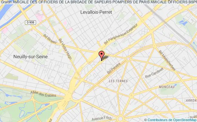 plan association Amicale Des Officiers De La Brigade De Sapeurs Pompiers De Paris Amicale Officiers Bspp Paris