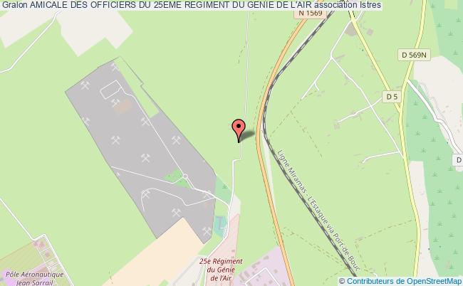 plan association Amicale Des Officiers Du 25eme Regiment Du Genie De L'air Istres