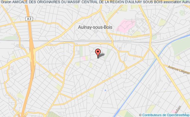 AMICALE DES ORIGINAIRES DU MASSIF CENTRAL DE LA REGION D'AULNAY SOUS BOIS