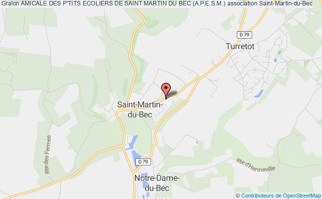 plan association Amicale Des P'tits Ecoliers De Saint Martin Du Bec (a.p.e.s.m.) Saint-Martin-du-Bec