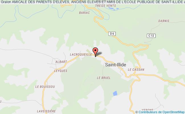plan association Amicale Des Parents D'eleves, Anciens Eleves Et Amis De L'ecole Publique De Saint-illide Saint-Illide