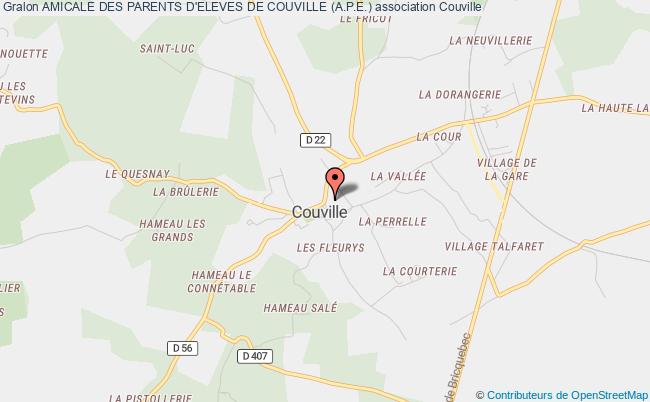 plan association Amicale Des Parents D'eleves De Couville (a.p.e.) Couville