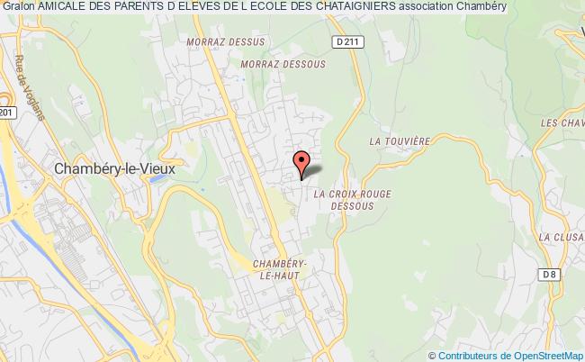 plan association Amicale Des Parents D Eleves De L Ecole Des Chataigniers Chambéry