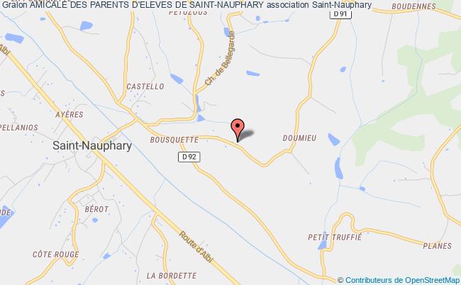 plan association Amicale Des Parents D'eleves De Saint-nauphary Saint-Nauphary