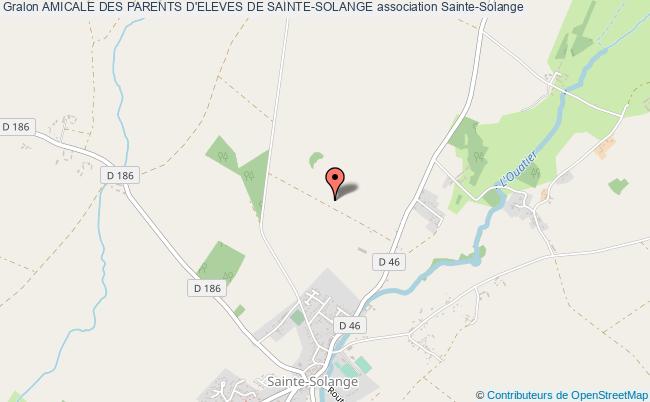 plan association Amicale Des Parents D'eleves De Sainte-solange Sainte-Solange