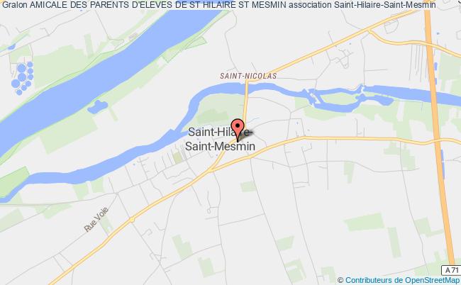 plan association Amicale Des Parents D'eleves De St Hilaire St Mesmin Saint-Hilaire-Saint-Mesmin