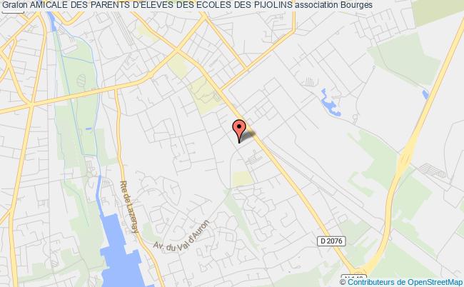 plan association Amicale Des Parents D'eleves Des Ecoles Des Pijolins Bourges