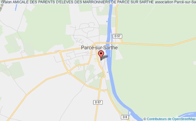 plan association Amicale Des Parents D'eleves Des Marronniers De Parce Sur Sarthe Parcé-sur-Sarthe
