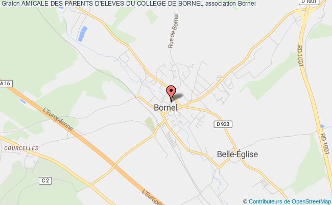 plan association Amicale Des Parents D'eleves Du College De Bornel Bornel