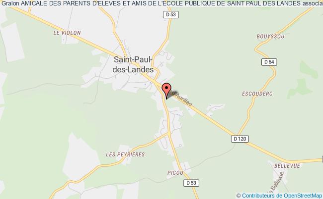 plan association Amicale Des Parents D'eleves Et Amis De L'ecole Publique De Saint Paul Des Landes Saint-Paul-des-Landes