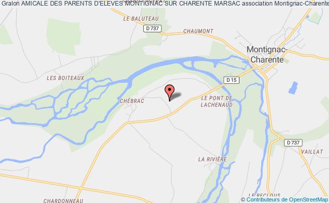 plan association Amicale Des Parents D'eleves Montignac Sur Charente Marsac Montignac-Charente