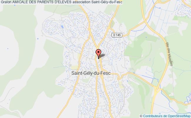 plan association Amicale Des Parents D'eleves Saint-Gély-du-Fesc