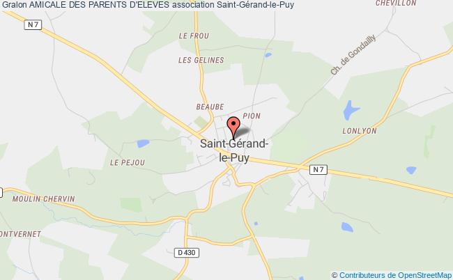 plan association Amicale Des Parents D'eleves Saint-Gérand-le-Puy
