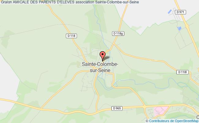 plan association Amicale Des Parents D'eleves Sainte-Colombe-sur-Seine