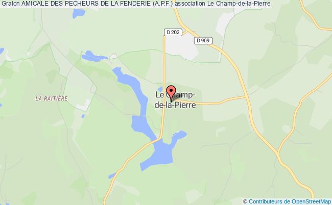 plan association Amicale Des Pecheurs De La Fenderie (a.p.f.) Le Champ-de-la-Pierre