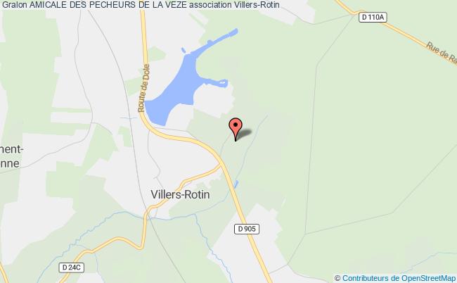 plan association Amicale Des Pecheurs De La Veze Villers-Rotin