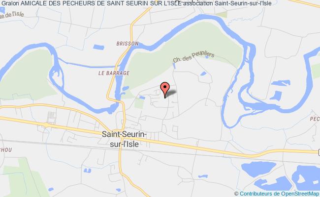 plan association Amicale Des Pecheurs De Saint Seurin Sur L'isle Saint-Seurin-sur-l'Isle