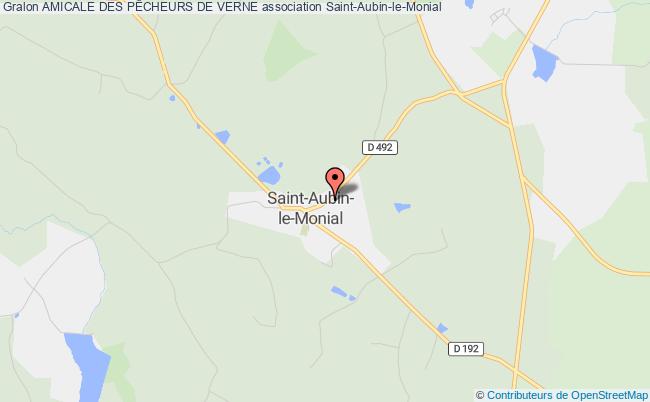 plan association Amicale Des PÊcheurs De Verne Saint-Aubin-le-Monial