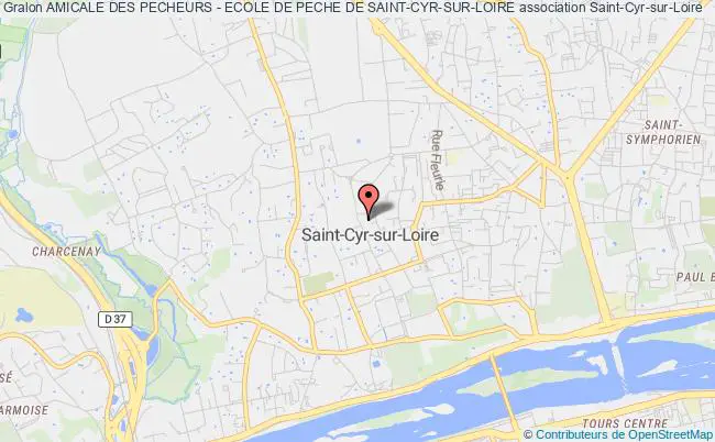 plan association Amicale Des Pecheurs - Ecole De Peche De Saint-cyr-sur-loire Saint-Cyr-sur-Loire