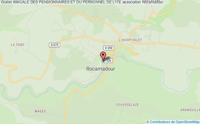 plan association Amicale Des Pensionnaires Et Du Personnel De L'ite Rocamadour