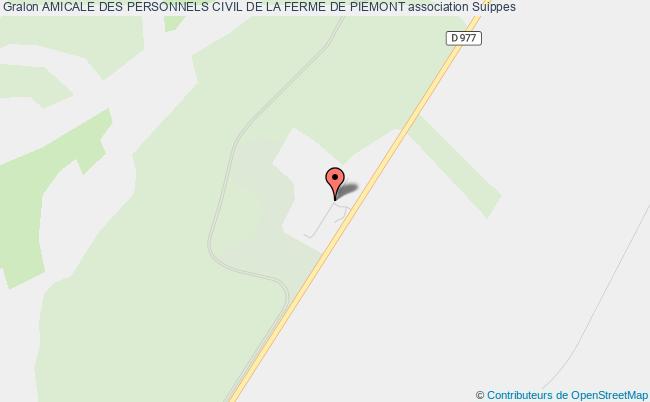 plan association Amicale Des Personnels Civil De La Ferme De Piemont Suippes