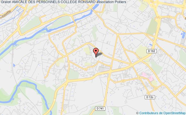 plan association Amicale Des Personnels College Ronsard Poitiers