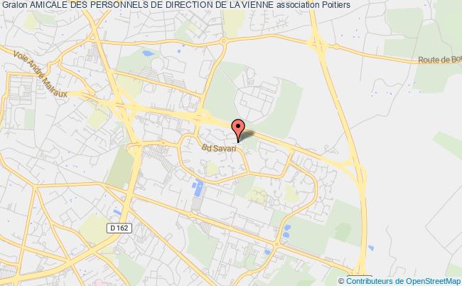 plan association Amicale Des Personnels De Direction De La Vienne Poitiers