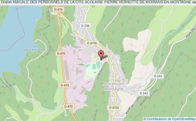 plan association Amicale Des Personnels De La Cite Scolaire Pierre Vernotte De Moirans-en-montagne Moirans-en-Montagne