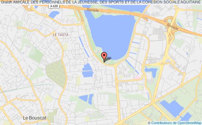 plan association Amicale Des Personnels De La Jeunesse, Des Sports Et De La Cohesion Sociale Aquitaine Bruges