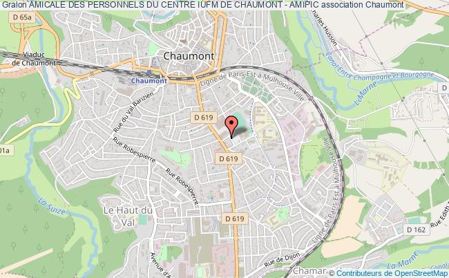 plan association Amicale Des Personnels Du Centre Iufm De Chaumont - Amipic Chaumont