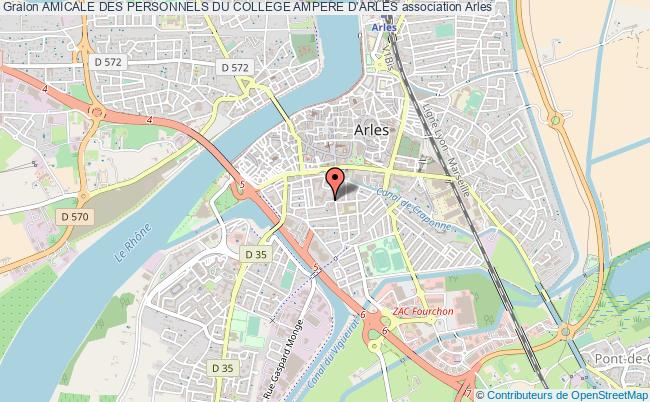plan association Amicale Des Personnels Du College Ampere D'arles Arles