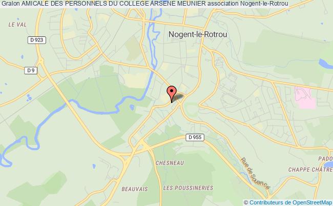plan association Amicale Des Personnels Du College Arsene Meunier Nogent-le-Rotrou